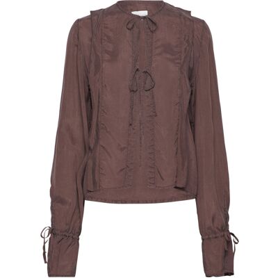 ALOHAS Oceane Brown Blouse S Brown S ALOHAS Oceane Brown Blouse S Brown S