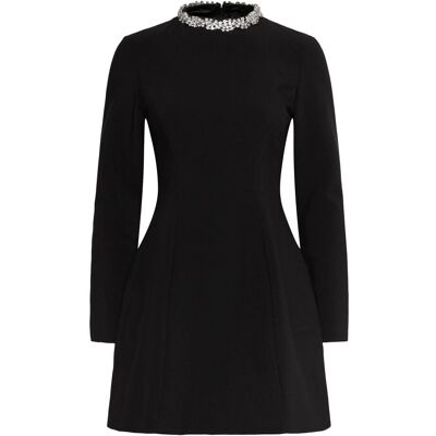 Bardot Delphi Long Sleeve Mini Dress 36 Black 36 Bardot Delphi Long Sleeve Mini Dress 36 Black 36