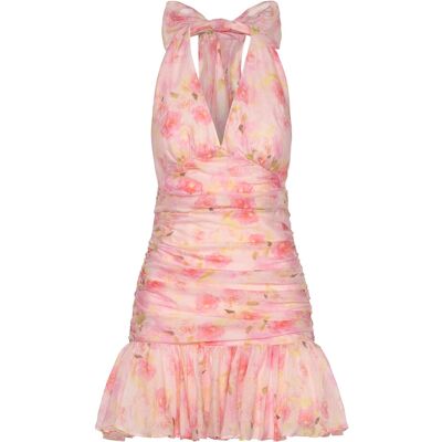 Bardot Mave Halter Neck Mini Dress 38 Pink 38 Bardot Mave Halter Neck Mini Dress 38 Pink 38