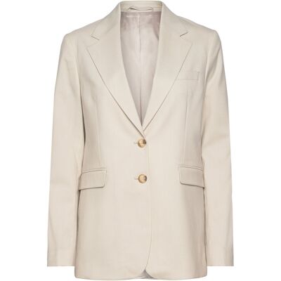 Bruun & Stengade Bs Estelle Regular Fit Blazer 36 Beige 36 Bruun & Stengade Bs Estelle Regular Fit Blazer 36 Beige 36