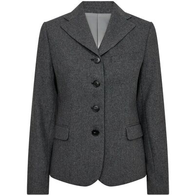 Bruun & Stengade Bs Maria Slim Fit Blazer 38 Grey 38 Bruun & Stengade Bs Maria Slim Fit Blazer 38 Grey 38