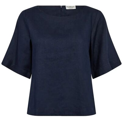 Bruun & Stengade Bs Lucianne Regular Fit Top XL Navy XL Bruun & Stengade Bs Lucianne Regular Fit Top XL Navy XL