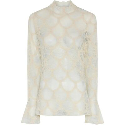 Bruuns Bazaar Deodarabbsuzi Blouse 42 Cream 42 Bruuns Bazaar Deodarabbsuzi Blouse 42 Cream 42