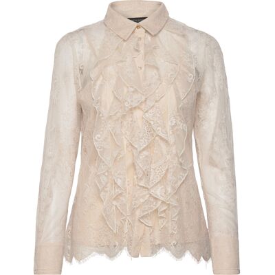 Bruuns Bazaar Juaniabbdaisa Shirt 34 Cream 34 Bruuns Bazaar Juaniabbdaisa Shirt 34 Cream 34