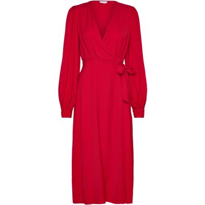 Bubbleroom True Wrap Dress 34 Red 34 Bubbleroom True Wrap Dress 34 Red 34