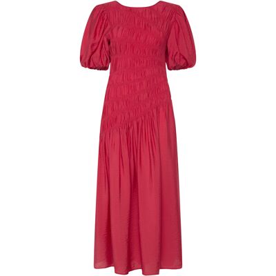 Bubbleroom Cc Puff Sleeve Smock Dress 36 Red 36 Bubbleroom Cc Puff Sleeve Smock Dress 36 Red 36