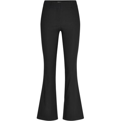 Bubbleroom Mid Waist Stretchy Flared Trousers 42 x 84 Black 42 x 84 Bubbleroom Mid Waist Stretchy Flared Trousers 42 x 84 Black 42 x 84