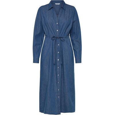Bubbleroom Denim Shirt Dress 44-46 Blue 44-46 Bubbleroom Denim Shirt Dress 44-46 Blue 44-46