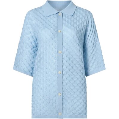 Malina Moa Knitted Shirt XL Blue XL Malina Moa Knitted Shirt XL Blue XL