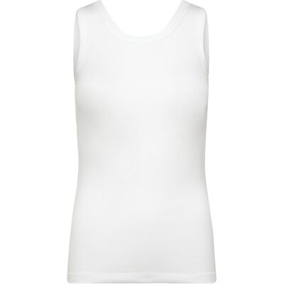 Calvin A- Modal Rib Tank (Essential) XS White XS Calvin A- Modal Rib Tank (Essential) XS White XS