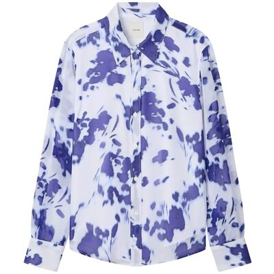 Calvin Printed Poly Chiffon Relaxed But XL Purple XL Calvin Printed Poly Chiffon Relaxed But XL Purple XL