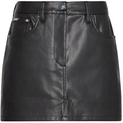 Calvin Faux Leather 5Pkt Mini Skirt 36 Black 36 Calvin Faux Leather 5Pkt Mini Skirt 36 Black 36