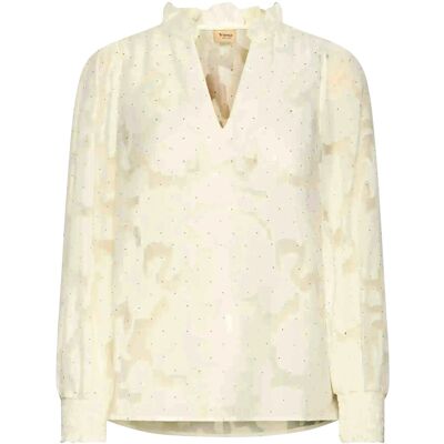 Fransa Frrhinestone Bl 1 M Cream M Fransa Frrhinestone Bl 1 M Cream M