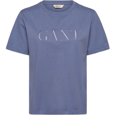 Gant Reg Tonal Graphic Ss T-Shirt M Blue M Gant Reg Tonal Graphic Ss T-Shirt M Blue M