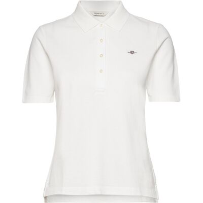 Gant Slim Shield Ss Pique Polo XL White XL Gant Slim Shield Ss Pique Polo XL White XL