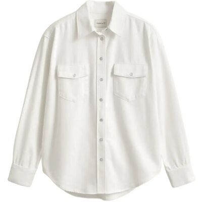 Gant Rel Pocket Denim Ls Shirt 38 White 38 Gant Rel Pocket Denim Ls Shirt 38 White 38