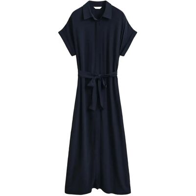 Gant Cap Sleeve Shirt Dress 42 Navy 42 Gant Cap Sleeve Shirt Dress 42 Navy 42