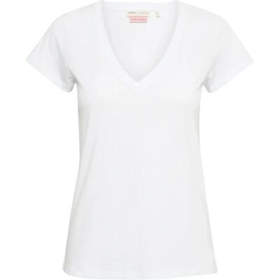 InWear Rena V Tshirt Kntg XL White XL InWear Rena V Tshirt Kntg XL White XL