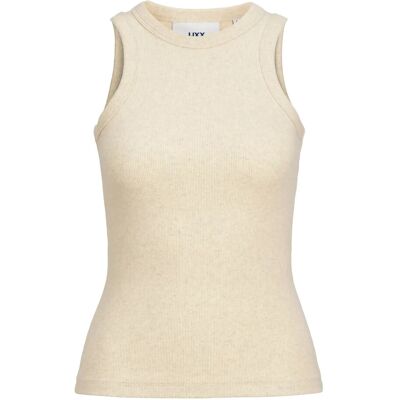 JJXX Jxforest Str Sl Rib Top Jrs Noos S Beige S JJXX Jxforest Str Sl Rib Top Jrs Noos S Beige S