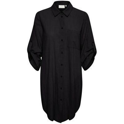 Kaffe Kapauline Shirt Dress 38 Black 38 Kaffe Kapauline Shirt Dress 38 Black 38