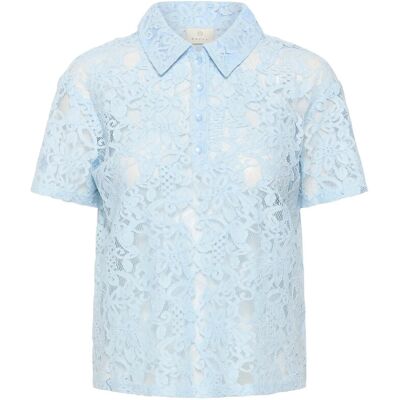 Kaffe Kalacy Polo Blouse 42 Blue 42 Kaffe Kalacy Polo Blouse 42 Blue 42