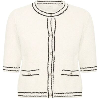 Kaffe Kacoco Knit Cardigan XXL White XXL Kaffe Kacoco Knit Cardigan XXL White XXL