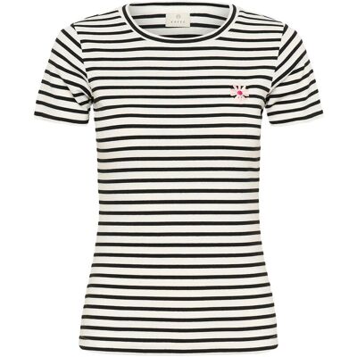 Kaffe Kaliddy Flower T-Shirt XXL Black XXL Kaffe Kaliddy Flower T-Shirt XXL Black XXL