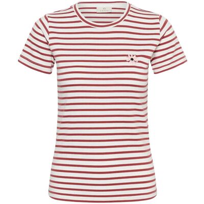 Kaffe Kaliddy Flower T-Shirt XXL Red XXL Kaffe Kaliddy Flower T-Shirt XXL Red XXL