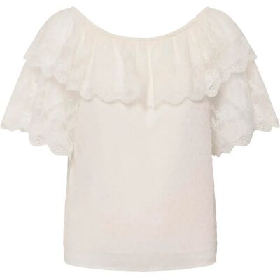 Kaffe Kathea Blouse 34 White 34 Kaffe Kathea Blouse 34 White 34