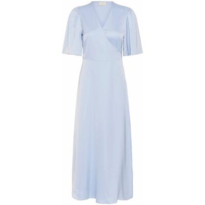 Kaffe Kasadie Wrap Dress 40 Blue 40 Kaffe Kasadie Wrap Dress 40 Blue 40