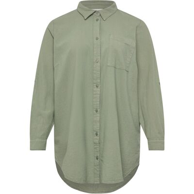 Kaffe Curve Kcnana Shirt Tunic 48 Green 48 Kaffe Curve Kcnana Shirt Tunic 48 Green 48