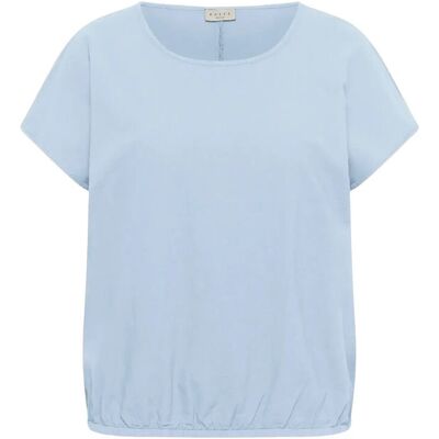 Kaffe Curve Kcnana Ss Blouse 50 Blue 50 Kaffe Curve Kcnana Ss Blouse 50 Blue 50