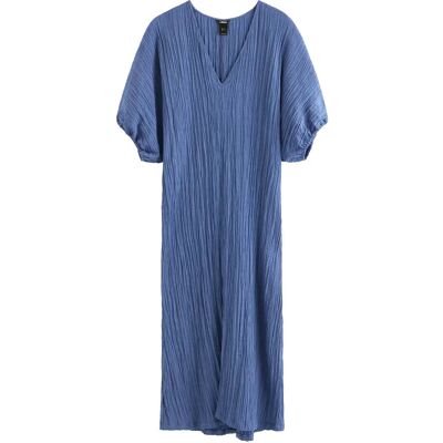 Lindex Crinkled Midi Dress S Blue S Lindex Crinkled Midi Dress S Blue S