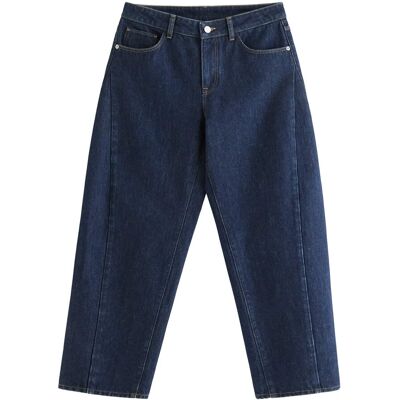Lindex Barrel Jeans With Ankle Length 48 Navy 48 Lindex Barrel Jeans With Ankle Length 48 Navy 48