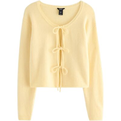 Lindex Knitted Cardigan XXL Yellow XXL Lindex Knitted Cardigan XXL Yellow XXL