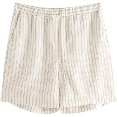 Lindex Shorts In Linen Blend XS White XS Lindex Shorts In Linen Blend XS White XS