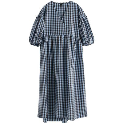 Lindex Midi Dress In Seersucker S Blue S Lindex Midi Dress In Seersucker S Blue S