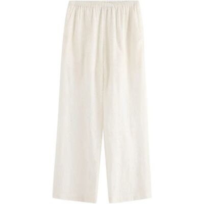 Lindex Trousers With Embroidery XS White XS Lindex Trousers With Embroidery XS White XS