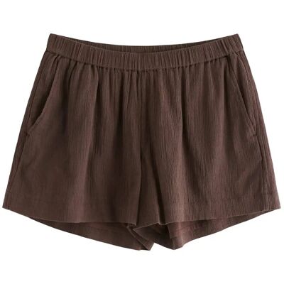Lindex Crinkled Shorts S Brown S Lindex Crinkled Shorts S Brown S