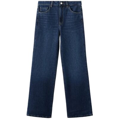 Mango Danila High-Waisted Wide Leg Jeans 40 Blue 40 Mango Danila High-Waisted Wide Leg Jeans 40 Blue 40