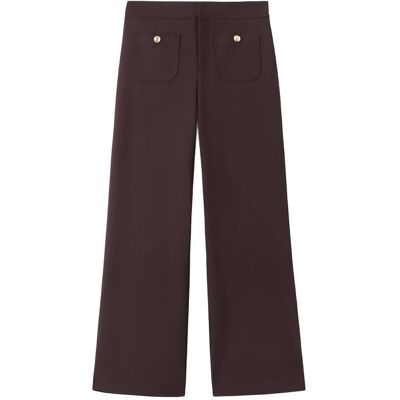 Mango Straight Trousers With Jewel Buttons 42 Gold 42 Mango Straight Trousers With Jewel Buttons 42 Gold 42