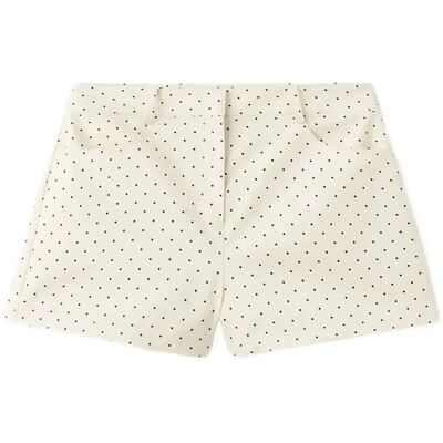 Mango Polka Dot Cotton Shorts 34 Cream 34 Mango Polka Dot Cotton Shorts 34 Cream 34