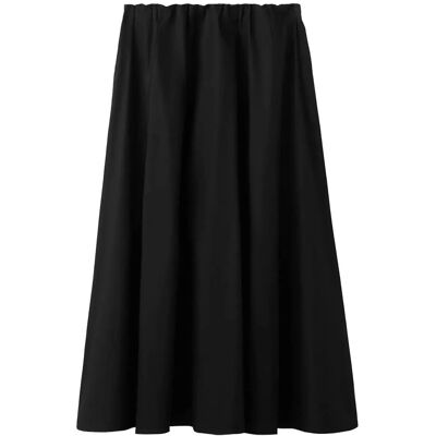 Mango Flared Cotton Skirt XXL Black XXL Mango Flared Cotton Skirt XXL Black XXL