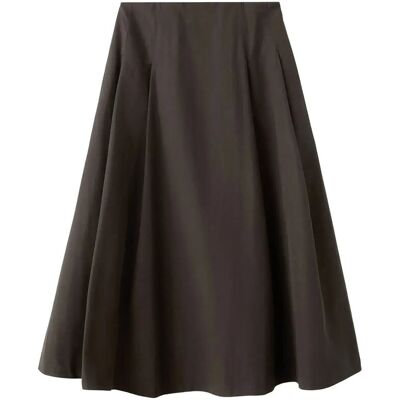 Mango Flared Midi-Skirt 42 Brown 42 Mango Flared Midi-Skirt 42 Brown 42