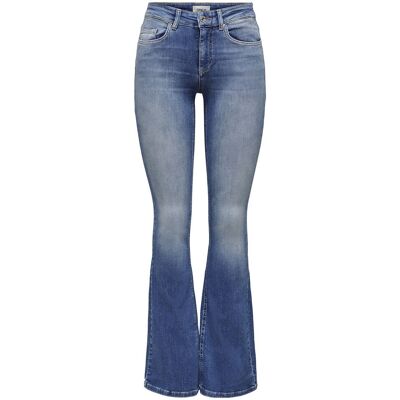 ONLY Onlblush Mid Flared Dnm Rea1319 Noos XXL x 32 Blue XXL x 32 ONLY Onlblush Mid Flared Dnm Rea1319 Noos XXL x 32 Blue XXL x 32