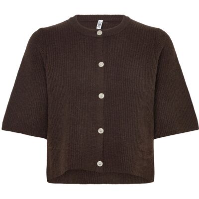 Pieces Pcsilly Ss O-Neck Knit Cardigan Noos Bc XXL Brown XXL Pieces Pcsilly Ss O-Neck Knit Cardigan Noos Bc XXL Brown XXL