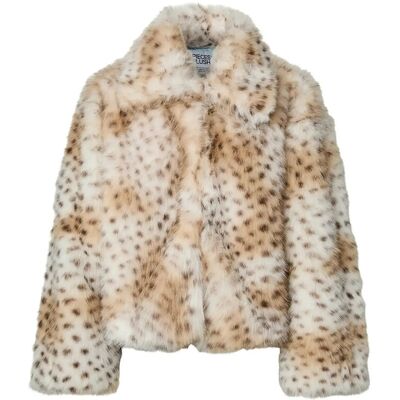 Pieces Pcplush Short Fluffy Jacket S Beige S Pieces Pcplush Short Fluffy Jacket S Beige S