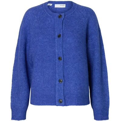 Selected Slwlulu Ls Knit Short Cardigan Noos XS Blue XS Selected Slwlulu Ls Knit Short Cardigan Noos XS Blue XS