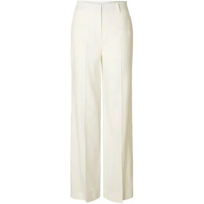 Selected Slftania-Rita Mw Wide Pant Noos 34 White 34 Selected Slftania-Rita Mw Wide Pant Noos 34 White 34
