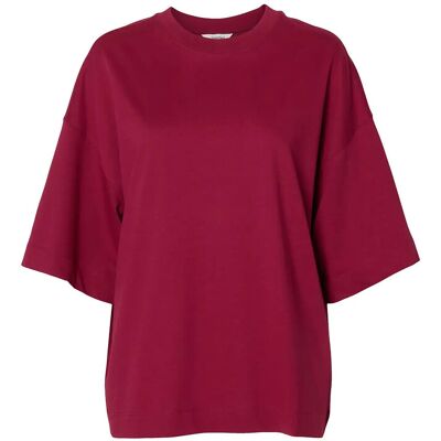 Selected Slwcolwoman 2/4 Oversized Tee Noos XXL Burgundy XXL Selected Slwcolwoman 2/4 Oversized Tee Noos XXL Burgundy XXL